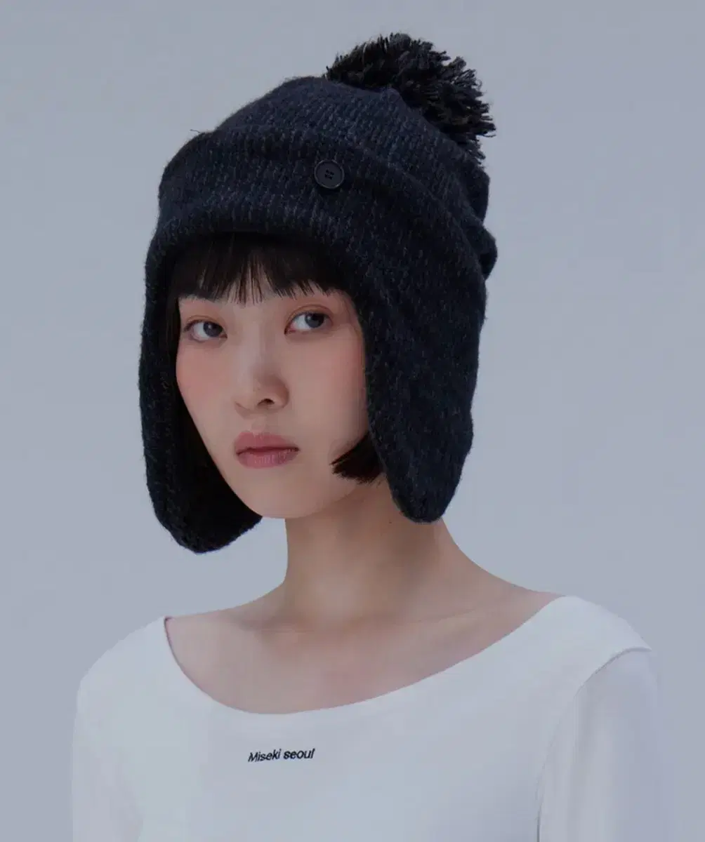 미세키서울 비니 Trooper hat BLACK